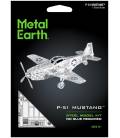 Metal Earth Luxusní ocelová stavebnice Mustang P-51