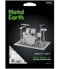 Metal Earth Luxusní ocelová stavebnice Drum Set