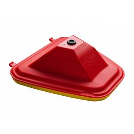 Vrchní kryt vzduchového filtru Yamaha, RTECH (červeno-žlutý)
