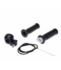 THROTTLE GRIP ASSY W/CABLE AND LH HANDLEBAR GRIP