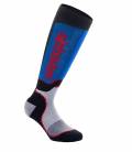 Ponožky MX PLUS, ALPINESTARS (černá/červená/modrá/šedá) 2024