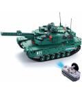 CaDA  RC stavebnice  RC tank M1A2 Abrams 2v1 1498 dílů 1:20