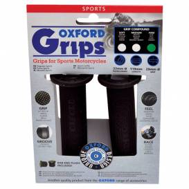 Gripy Sport, OXFORD - Anglie (černá pryž, tvrdost pryže medium, pár)
