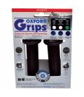 Grips Sport, OXFORD - England (black rubber, rubber hardness medium, for handlebars with a diameter of 22 mm, pair)