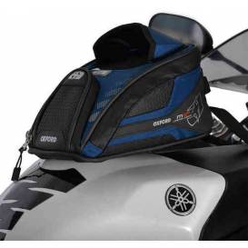 Tankbag na motocykl M2R, OXFORD - Anglie (modrý, s magnetickou základnou, objem 2l)
