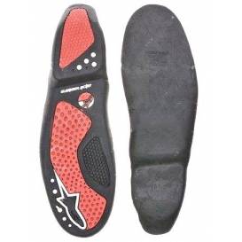 Soles for shoes SMX 5 / SMX 1, ALPINESTARS (black / red, pair)