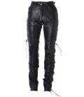 Leather lacing pants, ROLEFF, women's
