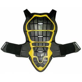 Body protector DEFENDER BACK AND CHEST 160/170, SPIDI (black / yellow)